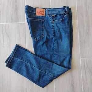 Levi's Classic Boyfriend Indigo Straight Jeans Size 31